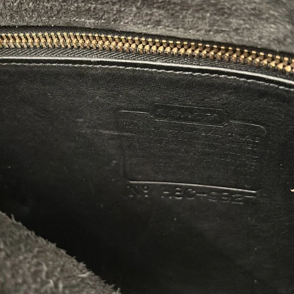 Vintage Coach Station Willis Bag in black - Picture 12 of 14
